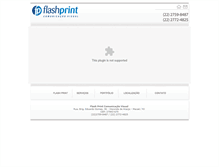 Tablet Screenshot of flashprint.com.br